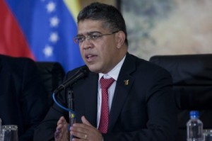 Jaua y los observadores de la UE y el Caricom en la segunda reunión haitiano-dominicana