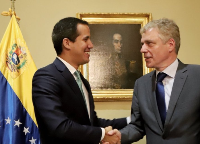 Guaidó agradece el respaldo del gobierno alemán, tras reunión con embajador