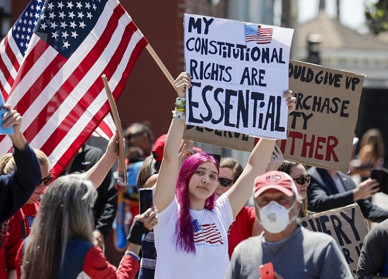 Protestas en EE.UU. podrían provocar aumento de coronavirus