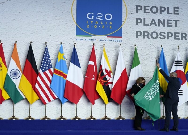 Cumbre del G-20 comienza en Roma con su foco puesto en el cambio climático y la pandemia