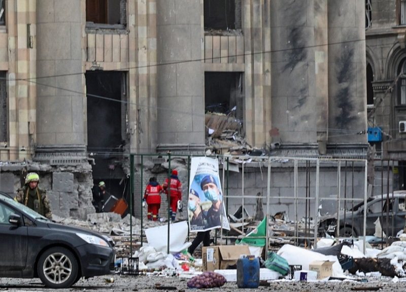 Bombardeos golpean Járkiv en sexto día de la invasión rusa